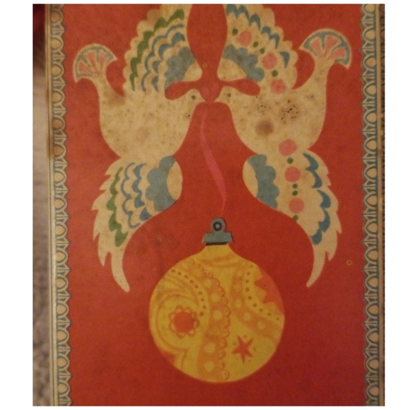 Vintage Avon Glass Holiday Ornament Bottle w/Box. - Picture 6 of 6